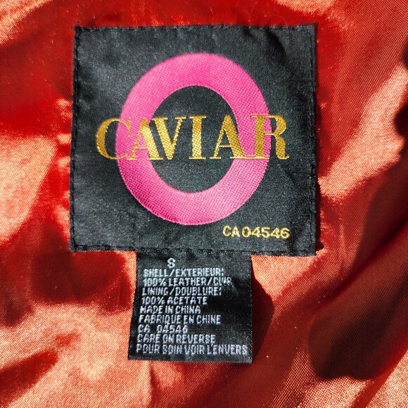 VINTAGE CAVIAR Leather Fringe Tassel Vest Women's Size Small Western Wear Brown - Picture 2 of 8